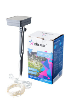 Светильник КОСМОС KOC_SOL197 с гирляндой, тёплый белый, 7м от магазина РЭССИ