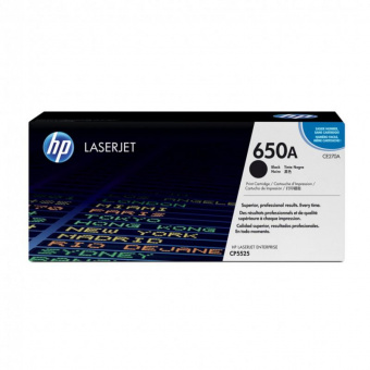 Картридж лазерный HP 650A CE270A черный (13500стр.) для HP LJ CP5520/5525 от магазина РЭССИ