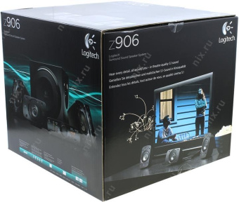 Колонки Logitech Z906 5.1 черный 500Вт от магазина РЭССИ