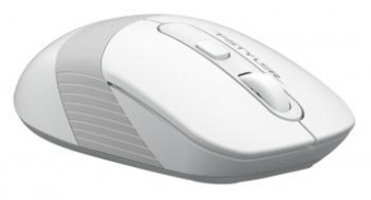 Мышь A4Tech Fstyler FG10S белый/серый оптическая (2000dpi) silent беспроводная USB для ноутбука (4but) от магазина РЭССИ