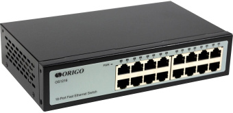 Коммутатор Origo OS1216 OS1216/A1A (L2) 16x100Мбит/с неуправляемый от магазина РЭССИ