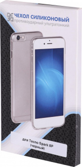Чехол (клип-кейс) DF для Tecno Spark 8P tCase-05 черный от магазина РЭССИ