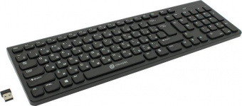 Клавиатура Оклик 880S черный USB беспроводная slim Multimedia от магазина РЭССИ