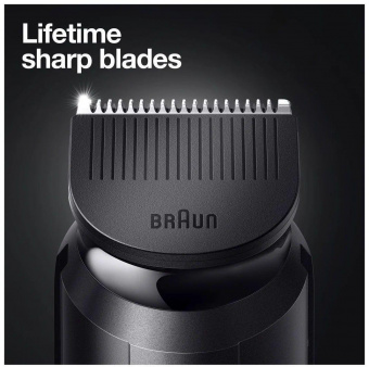 Триммер Braun MGK3345 синий/черный (насадок в компл:5шт) от магазина РЭССИ