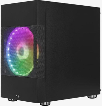 Корпус Aerocool Atomic-G-BK-v1 черный без БП mATX 2x120mm 2x140mm 2xUSB3.0 audio bott PSU от магазина РЭССИ