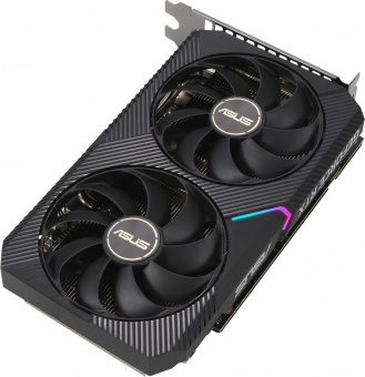 Видеокарта Asus PCI-E 4.0 DUAL-RTX3060-O8G NVIDIA GeForce RTX 3060 8192Mb 128 GDDR6 1837/15000 HDMIx1 DPx3 HDCP Ret от магазина РЭССИ