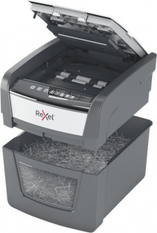 Шредер Rexel Optimum AutoFeed 45X черный с автоподачей (секр.P-4) фрагменты 45лист. 20лтр. скрепки скобы пл.карты от магазина РЭССИ