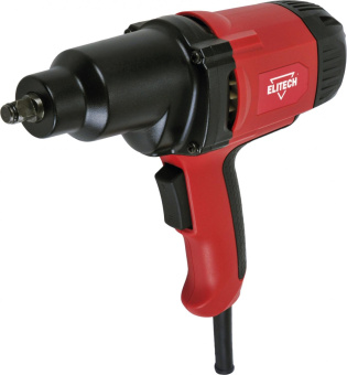 Гайковерт Elitech ГУ 350РЭ 900Вт патрон:квад.1/2" (E2201.008.00) от магазина РЭССИ