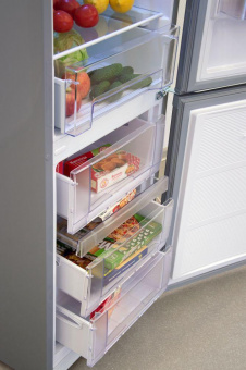 Холодильник Nordfrost NRB 154 932 нержавеющая сталь (двухкамерный) от магазина РЭССИ