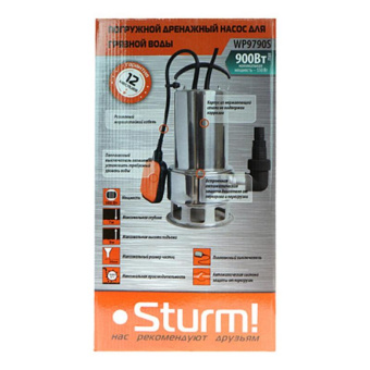 Насос центробежный Sturm! WP9790S 900Вт 15000л/час от магазина РЭССИ