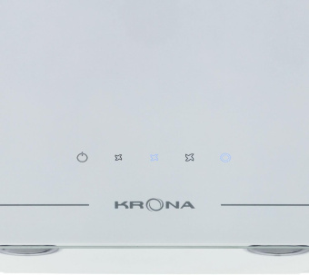 Вытяжка каминная Krona Jina 600 S белый управление: сенсорное (1 мотор) от магазина РЭССИ