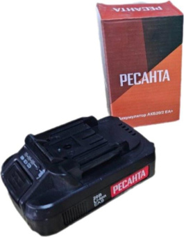 Батарея аккумуляторная Ресанта АКБ20/2 20В 2Ач Li-Ion (71/8/90) от магазина РЭССИ