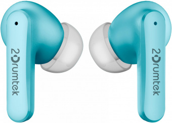 Гарнитура вкладыши A4Tech 2Drumtek B25 TWS синий беспроводные bluetooth в ушной раковине (B25 ICY BLUE) от магазина РЭССИ