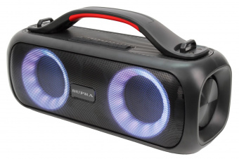 Аудиомагнитола Supra BTS-710 черный 40Вт MP3 FM(dig) USB BT microSD от магазина РЭССИ