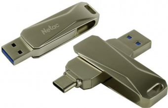Флеш Диск Netac 32Gb U782C NT03U782C-032G-30PN USB3.0 серебристый от магазина РЭССИ