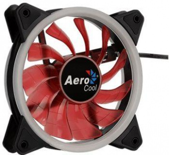 Вентилятор Aerocool Rev Red 120x120mm 3-pin 15dB 153gr LED Ret от магазина РЭССИ