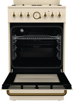 Плита Комбинированная Gorenje KS5250CLI слоновая кость (металлическая крышка) реш.чугун от магазина РЭССИ