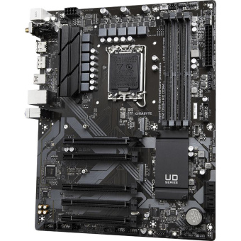 Материнская плата Gigabyte B760 DS3H AX DDR4 Soc-1700 Intel B760 4xDDR4 ATX AC`97 8ch(7.1) GbLAN RAID+HDMI+DP от магазина РЭССИ