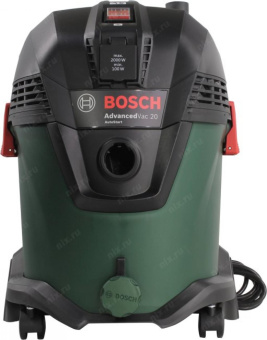 Строительный пылесос Bosch AdvancedVac20 1200Вт (уборка: сухая/влажная) зеленый от магазина РЭССИ