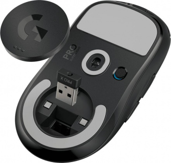 Мышь Logitech G PRO X SUPERLIGHT черный оптическая (25600dpi) беспроводная USB (4but) от магазина РЭССИ