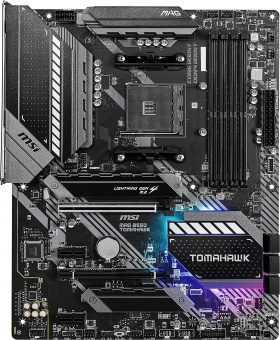 Материнская плата MSI MAG B550 TOMAHAWK MAX WIFI Soc-AM4 AMD B550 4xDDR4 ATX AC`97 8ch(7.1) 2.5Gg RAID+HDMI+DP от магазина РЭССИ