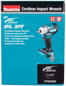 Гайковерт Makita DTW300Z аккум. патрон:квад.1/2" от магазина РЭССИ