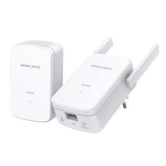 Сетевой адаптер Powerline Mercusys MP510 KIT AV1000 Gigabit Ethernet (ант.внеш.несъем.) 2ант. (упак.:2шт) от магазина РЭССИ