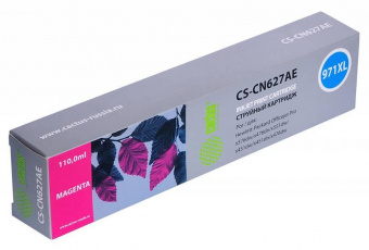 Картридж струйный Cactus CS-CN627AE №971XL пурпурный (110мл) для HP DJ Pro X476dw/X576dw/X451dw от магазина РЭССИ