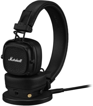 Гарнитура накладные Marshall Major V черный беспроводные bluetooth оголовье от магазина РЭССИ