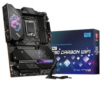 Материнская плата MSI MPG Z690 CARBON WIFI Soc-1700 Intel Z690 4xDDR5 ATX AC`97 8ch(7.1) 2.5Gg RAID+HDMI+DP от магазина РЭССИ