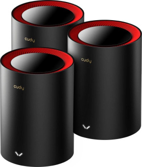 Бесшовный Mesh роутер Cudy M3000(3-Pack) AX3000 100/1000/2500BASE-T (упак.:3шт) от магазина РЭССИ