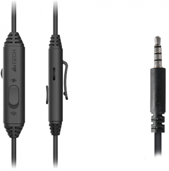 Наушники с микрофоном A4Tech Fstyler FH100i черный 1.8м накладные оголовье (FH100I (STONE BLACK)) от магазина РЭССИ