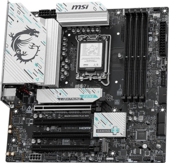 Материнская плата MSI B860M GAMING PLUS WIFI Soc-1851 Intel B860 4xDDR5 mATX AC`97 8ch(7.1) 5Gigabit RAID+HDMI+DP от магазина РЭССИ