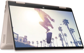 Ноутбук HP Pavilion x360 14-ek2003ci Core 5 120U 16Gb SSD512Gb Intel Graphics 14" IPS Touch FHD (1920x1080) Free DOS pink WiFi BT Cam (A1AA0EA) от магазина РЭССИ