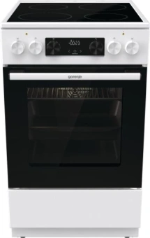 Плита Электрическая Gorenje GEC5C61WG белый стеклокерамика (без крышки) от магазина РЭССИ