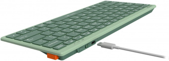 Клавиатура A4Tech Fstyler FBX51C зеленый USB беспроводная BT/Radio slim Multimedia (FBX51C MATCHA GREEN) от магазина РЭССИ