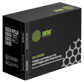 Картридж лазерный Cactus CS-D203E MLT-D203E черный (10000стр.) для Samsung SL-M3820D/M3820ND/M4020ND/M4020NX от магазина РЭССИ