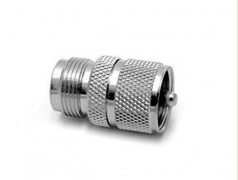 Переходник PL (мама) на разъем N-типа (папа) NU-312 переходник UHF розетка – N вилка от магазина РЭССИ