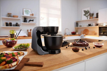Кухонная машина Bosch MUM59N26CB планетар.вращ. 1000Вт черный от магазина РЭССИ