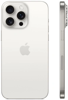 Смартфон Apple A3106 iPhone 15 Pro Max 512Gb белый титан моноблок 3G 4G 1Sim 6.7" 1290x2796 iOS 17 48Mpix 802.11 a/b/g/n/ac/ax NFC GPS GSM900/1800 TouchSc Protect от магазина РЭССИ