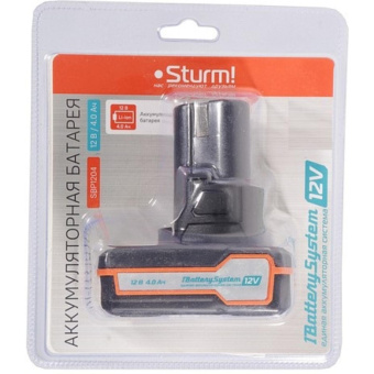 Аккумулятор Sturm 12В 1BatterySystem12V 4.0Ач SBP1204 от магазина РЭССИ