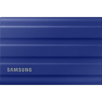 Накопитель SSD Samsung Original USB-C 2Tb MU-PE2T0R/WW Shield T7 1.8" синий от магазина РЭССИ