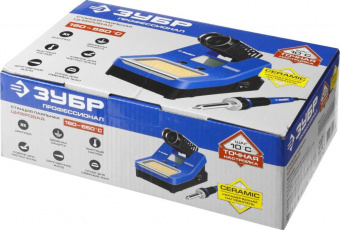 Паяльная станция Зубр Мастер 55334 электрический 48Втмакс.t=550 от магазина РЭССИ