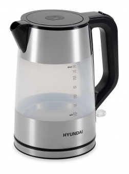 Чайник электрический Hyundai HYK-P4026 1.9л. 2200Вт черный (корпус: пластик) от магазина РЭССИ