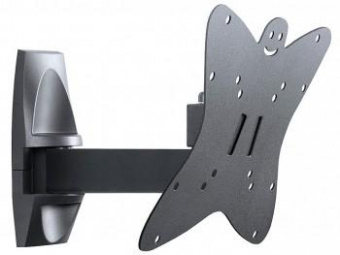 Кронштейн для телевизора Holder LCDS-5037 металлик 20"-37" макс.30кг настенный поворот и наклон от магазина РЭССИ