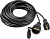 Удлинитель силовой Stayer 55026-20 3x1.5кв.мм 1розет. 20м КГ без катушки черный от магазина РЭССИ