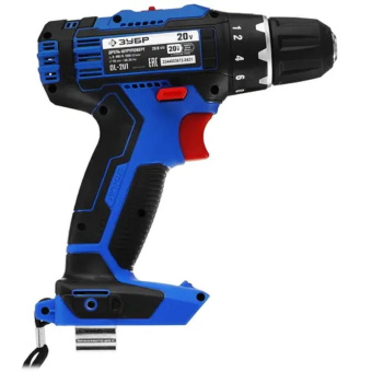 Дрель-шуруповерт Зубр DL-201 аккум. патрон:быстрозажимной от магазина РЭССИ