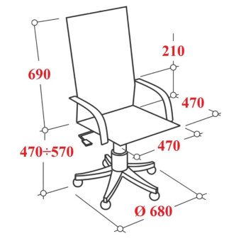 Кресло Tetchair trendy (22) 29/tw-12 флок/ткань серый 19520 от магазина РЭССИ