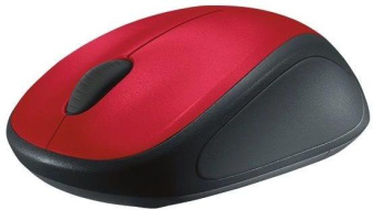 Мышь Logitech M235 красный/черный оптическая (1000dpi) беспроводная USB2.0 для ноутбука (2but) от магазина РЭССИ