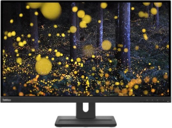 Монитор Lenovo 27" ThinkVision E27q-20 черный IPS LED 4ms 16:9 HDMI M/M матовая HAS Piv 1000:1 350cd 178гр/178гр 2560x1440 75Hz DP 2K 6.6кг от магазина РЭССИ